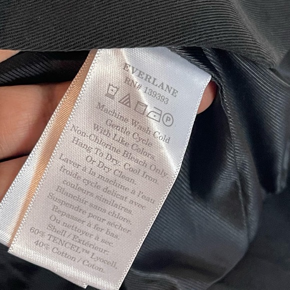 Everlane The 80's Blazer Black Women's Size 8 NWOT - Picture 10 of 11